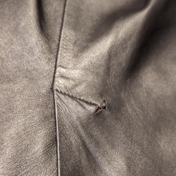 Vintage Italian Leather Skirt 80s | Cerutti 1881 - Picture 6 of 7